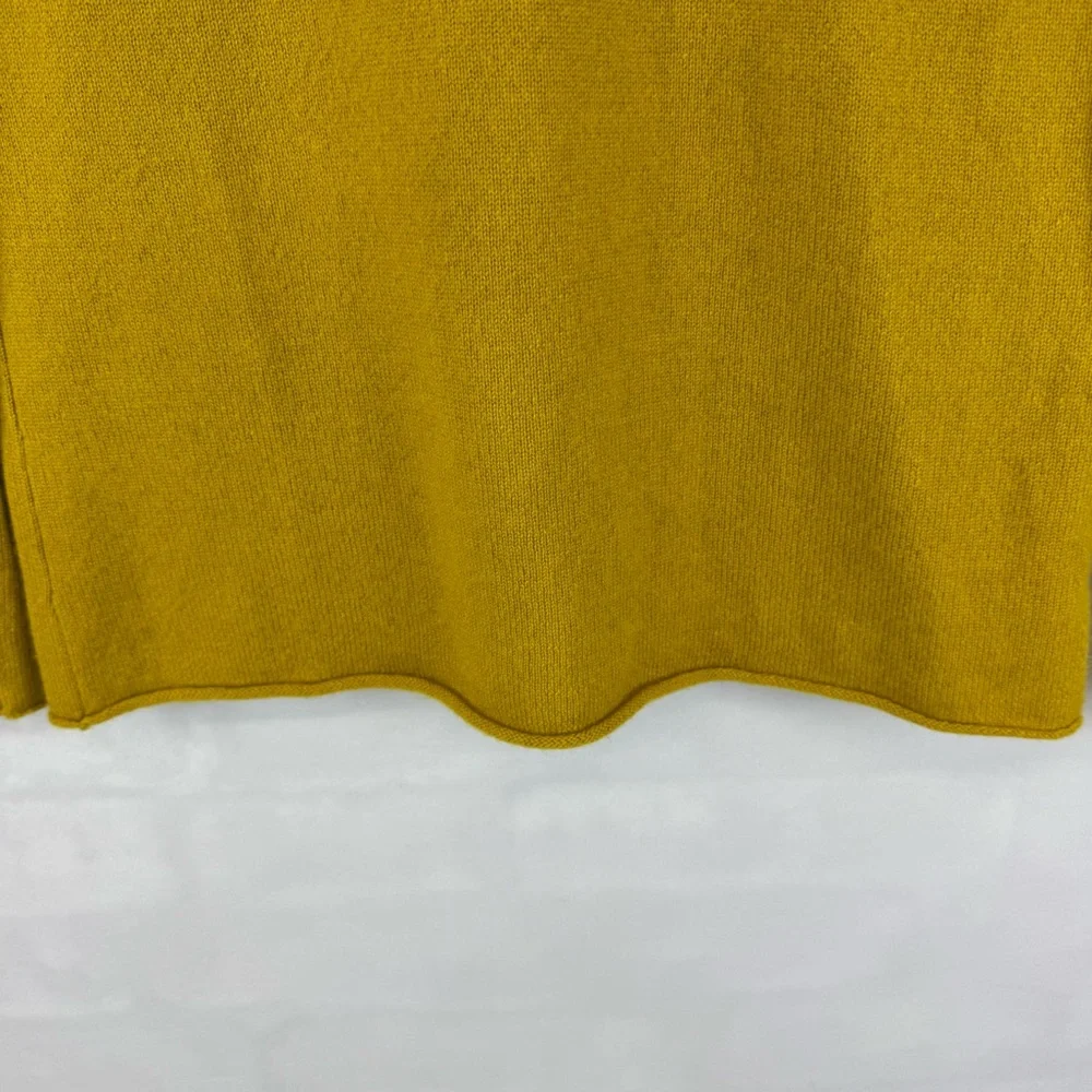 J.Crew Collection Italian Cashmere Sweater Mustard Yellow Women’s‎ XXS